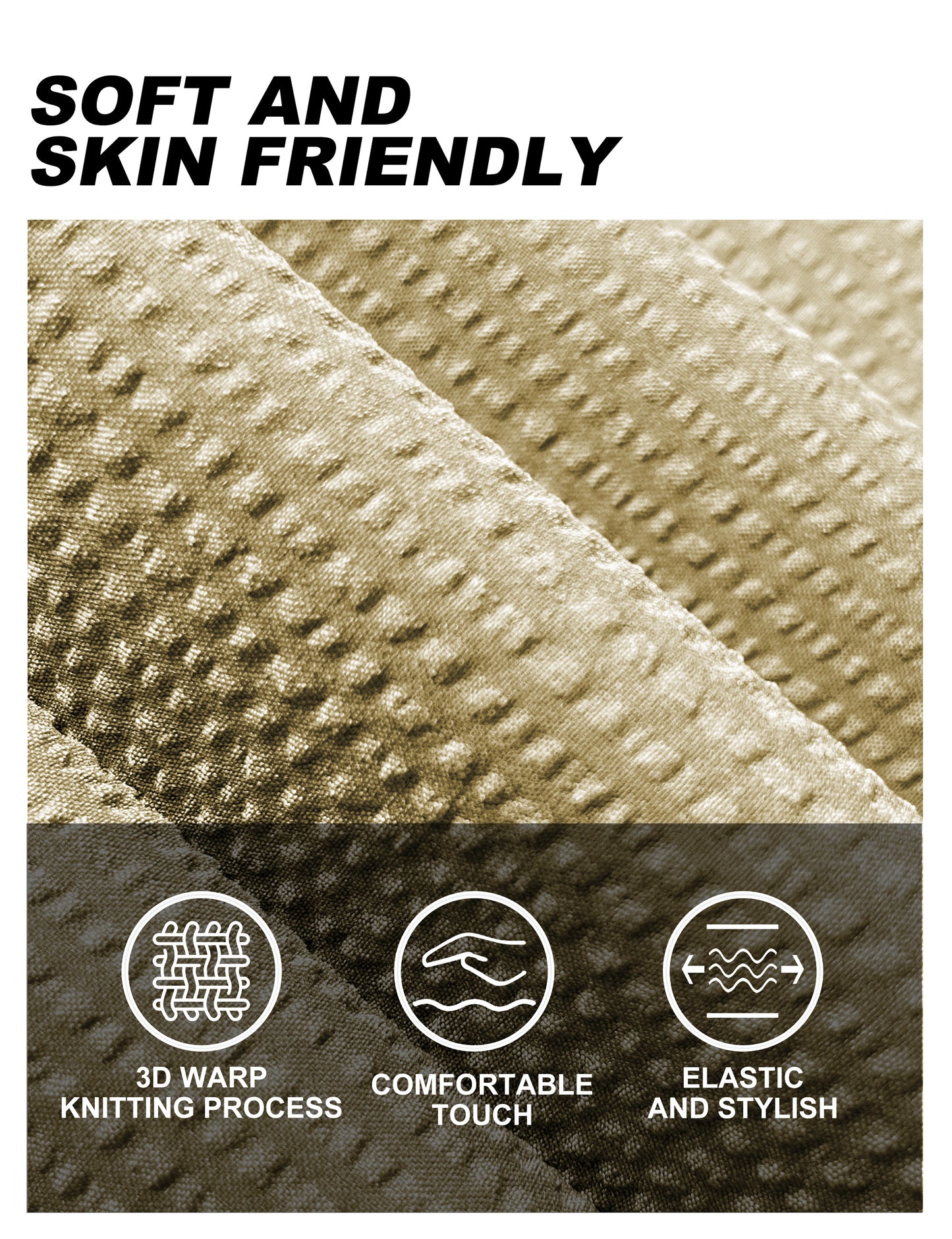 Ohebi Men’s Big & Tall Cargo Shorts 3XL-6XL – Quick-Dry, Elastic Waist, Zipper Pockets, Lightweight for Outdoor & Casual Wear